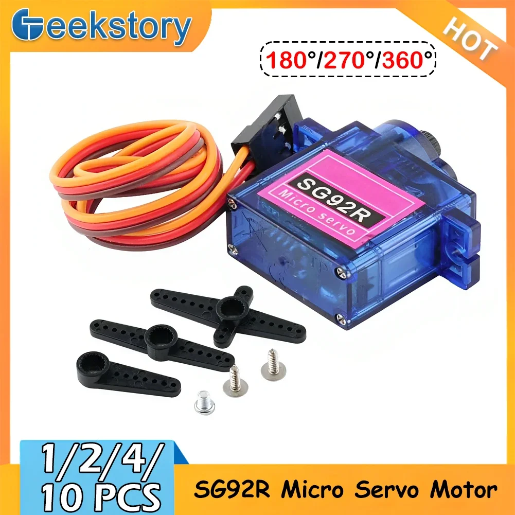 Rc Helicopter Servo - 1/2/4/10 шт. SG92R, 9 г, миниатюрный